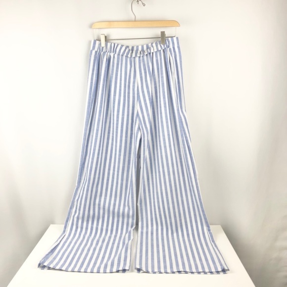 NWOT SHEIN Shirred Ruffle Hem Strapless Top & Pants Set - Picture 9 of 15